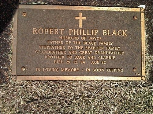 BLACK Robert Philip 1914-1994 grave.jpg